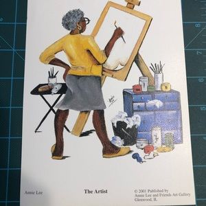 COPY - Annie Lee the artist mini print 5 x 7” vin…